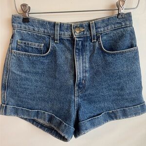 American Apparel Blue Jean Shorts